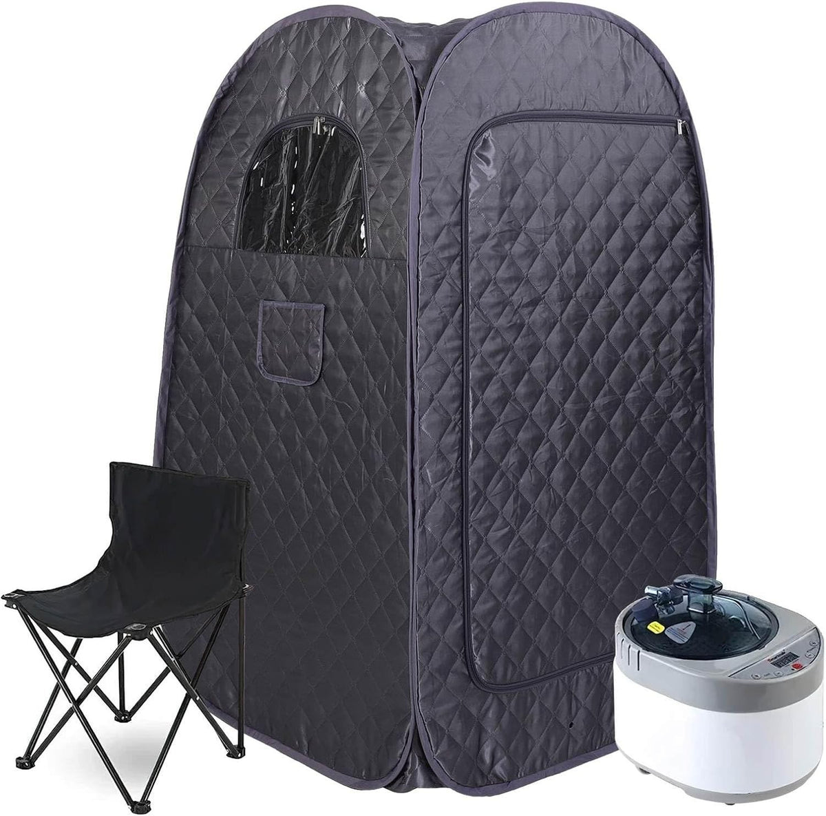 Portable Infrared Steam Sauna Tent Home Spa Pod 3L Generator Detox Slimming
