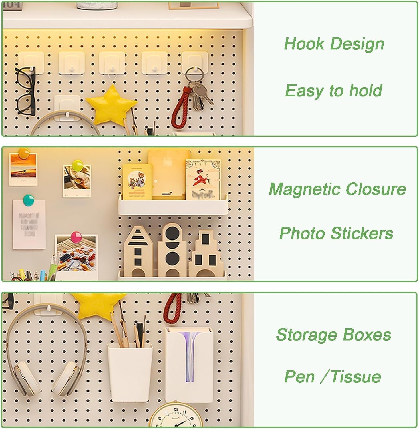 Adjustable Clamp-On Desk Organizer Shelf 2-Tier Desktop White