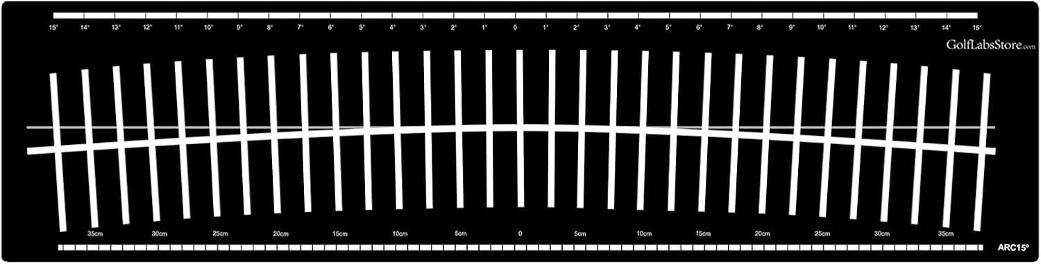 Golf Hitting Mat Alignment Trainer Putting Practice Aid 22in Indoor Outdoor