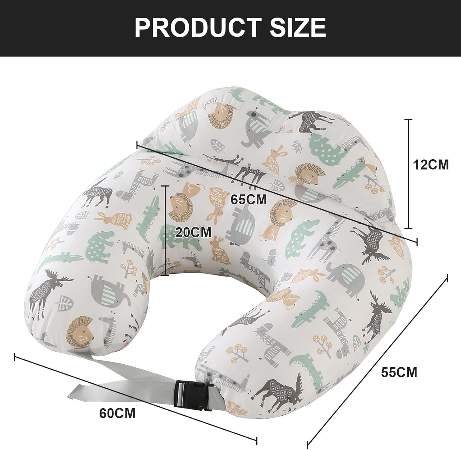 Pregnancy Pillow U Shape Full Body Maternity Nursing Support Pillow 24in