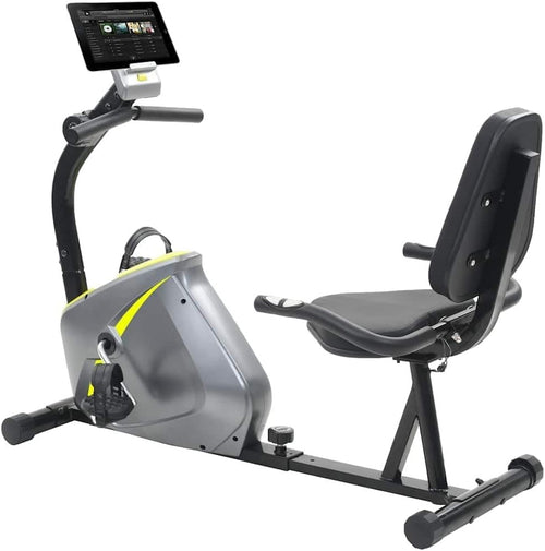 Recumbent Exercise Bike Magnetic 8 Level LCD Pulse Adjustable Seat Quiet Home