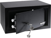 Home Office Security Safe Key Lock Steel Cash Money Storage Box