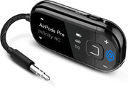 Bluetooth 5.4 Airplane Adapter for Headphones OLED aptX Travel