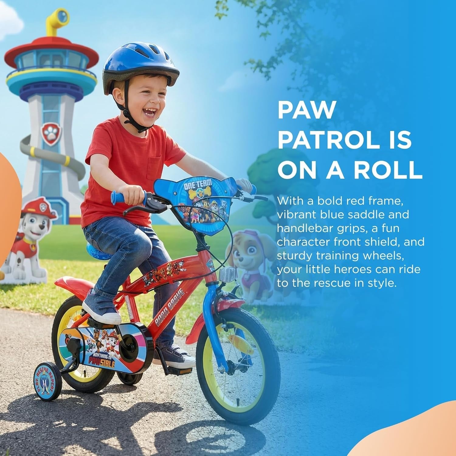 First Bicycle for Kids 12in Training Wheels Adjustable Seat Cycle