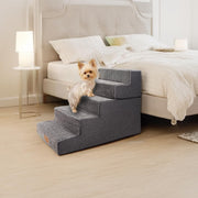 5 Step Dog Stairs 22in High Non Slip Foldable Pet Ramp