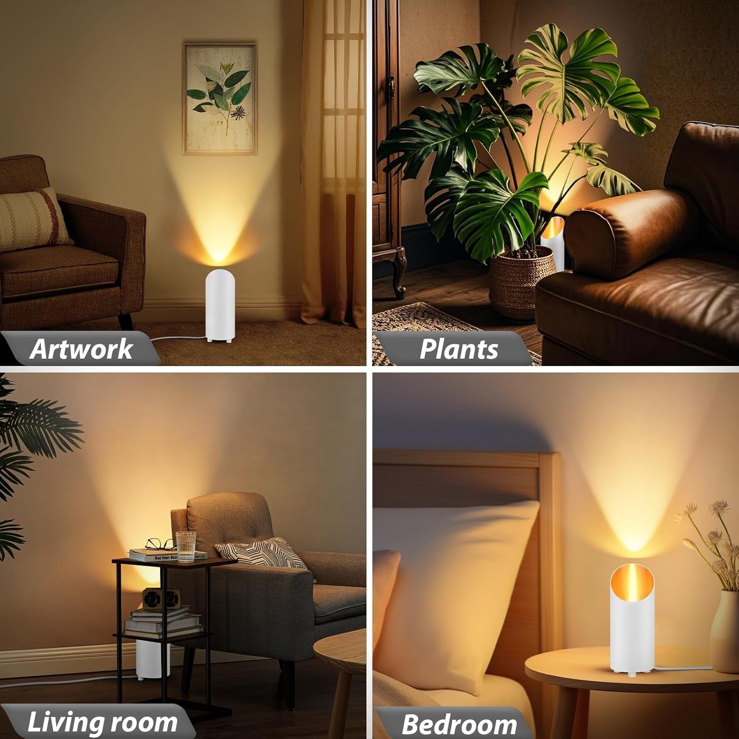 LED Uplight Floor Lamp IP44 Waterproof 2700K Warm White Indoor Light