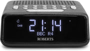 DAB+ FM Digital Clock Radio with Dual Alarm USB Charging & LCD