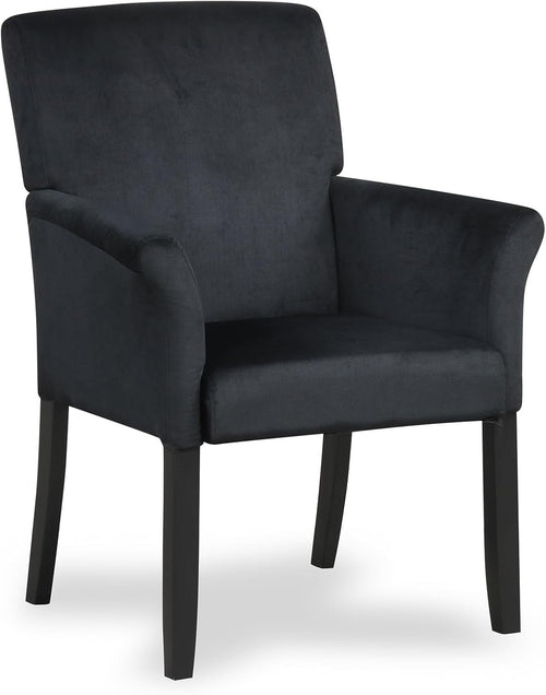 Velvet Accent Armchair Lounge Chair High Back Comfy Seat for Living Room