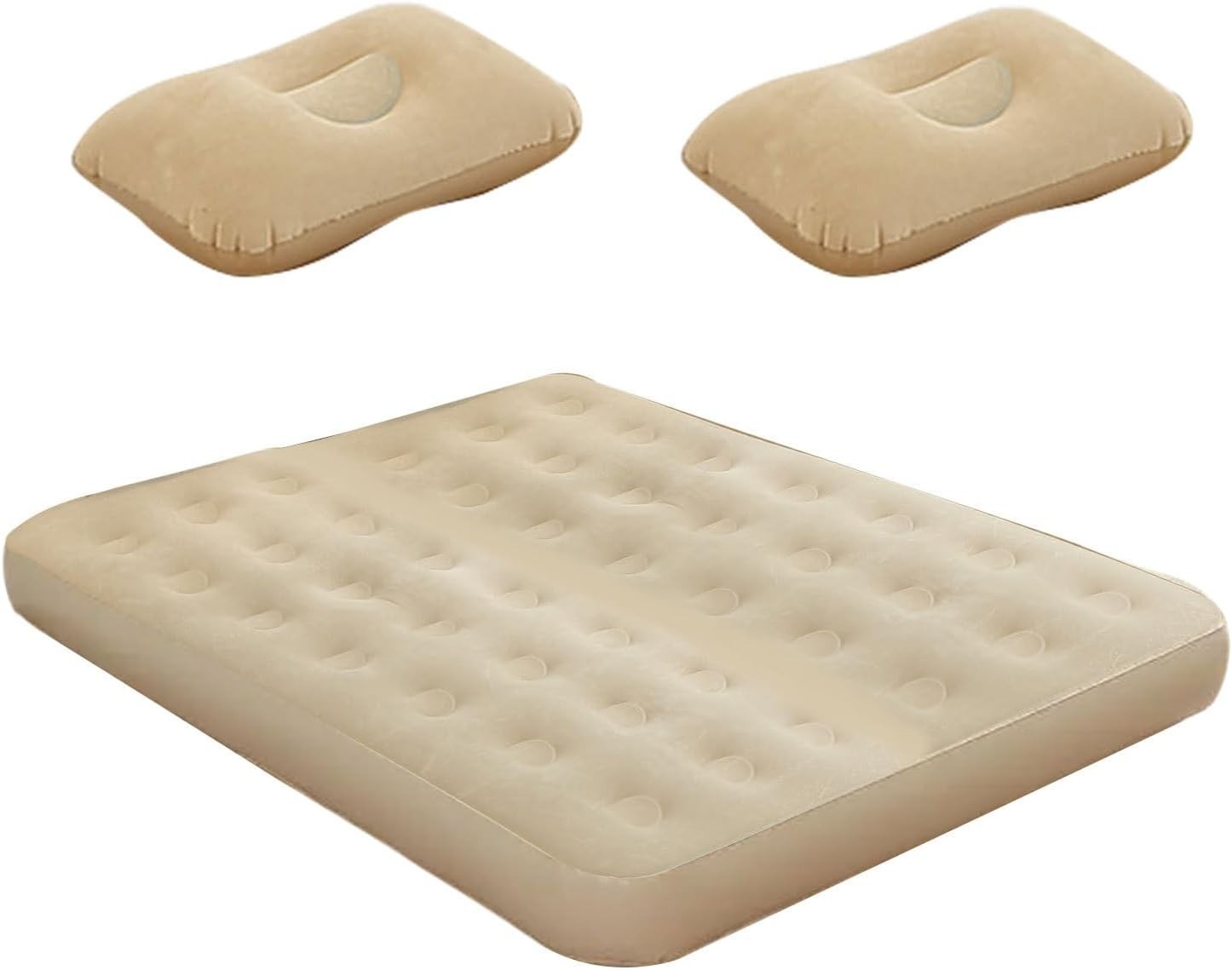 Twin Air Mattress with Built-in Pump | Inflatable Floor Bed for Living Room