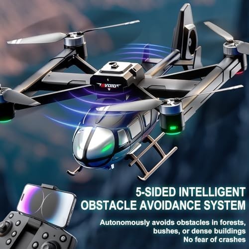 Brushless Drone 720P Dual Camera, Obstacle Avoidance, Orbit Mode, 2 Battery