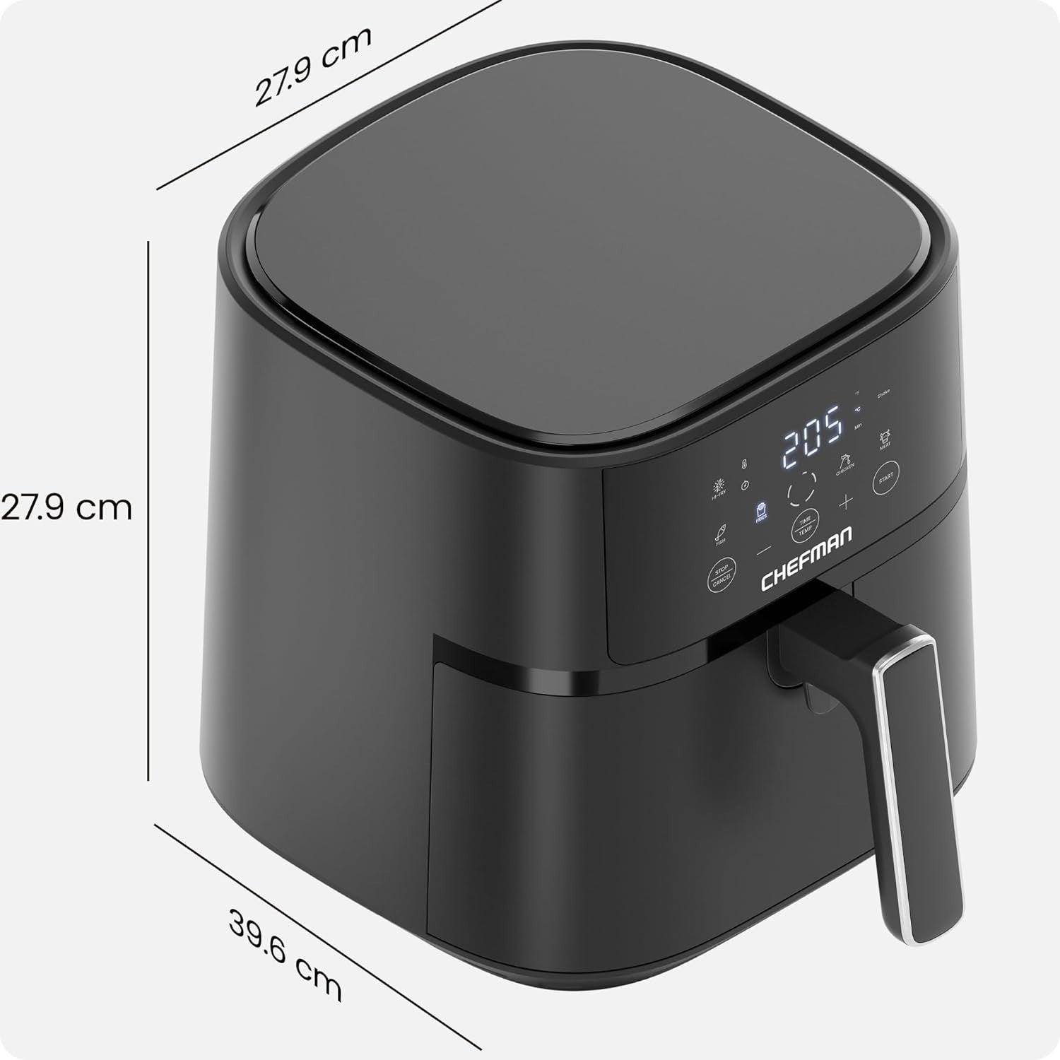 5.7L Compact Digital Air Fryer | Hi-Fry Extra Crisp | 4 Presets | Shake Alert
