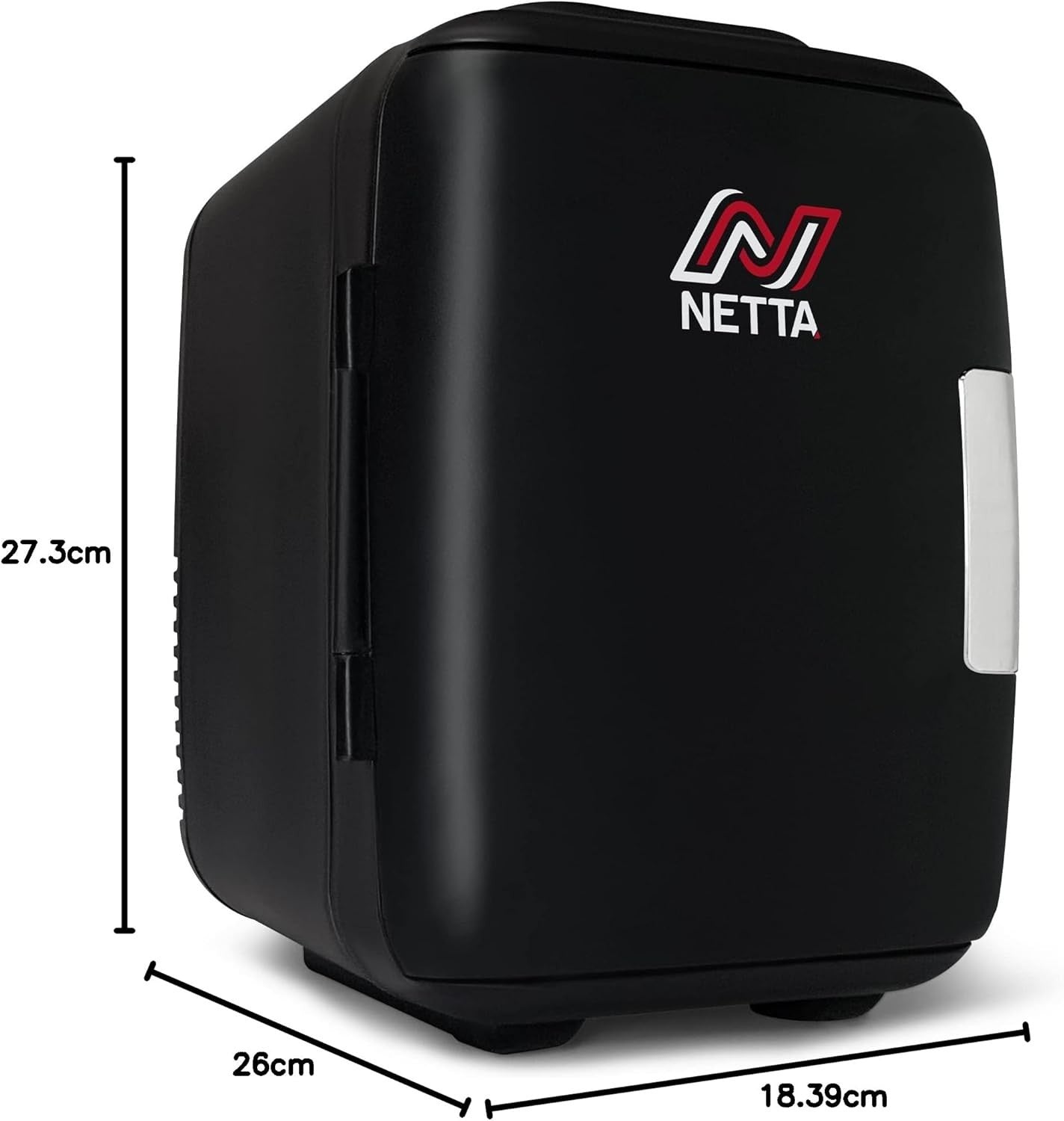 Portable 5L Mini Fridge Cooler Warmer AC DC Black Bedroom Office