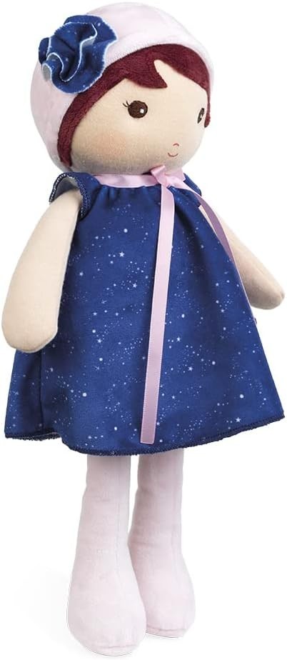 32cm Musical Soft Fabric Baby Doll Lullaby Night Glow Personalised Ribbon Gift