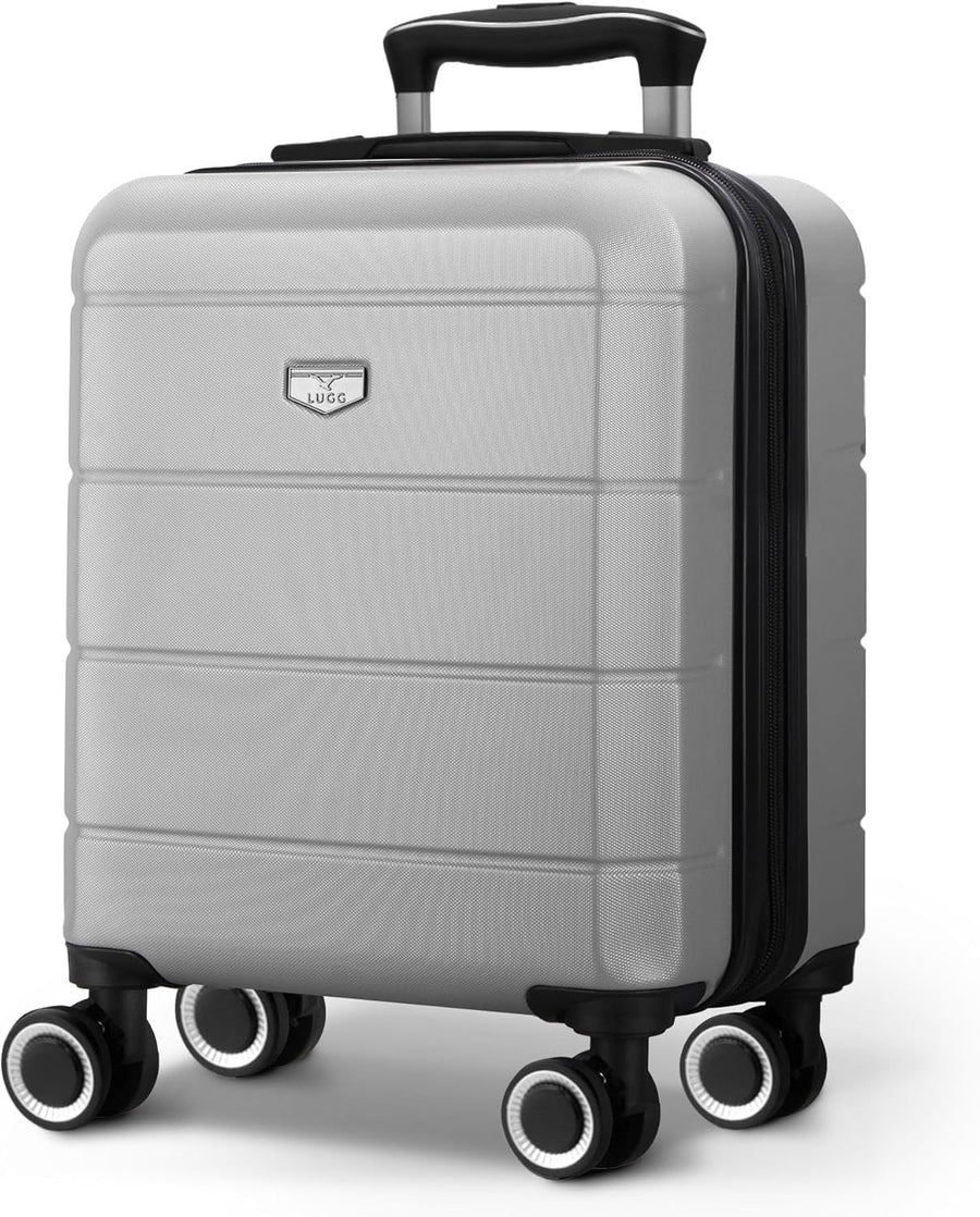 Cabin Travel Suitcase 15” ABS Hard Shell Spinner TSA Lock Airline Fit