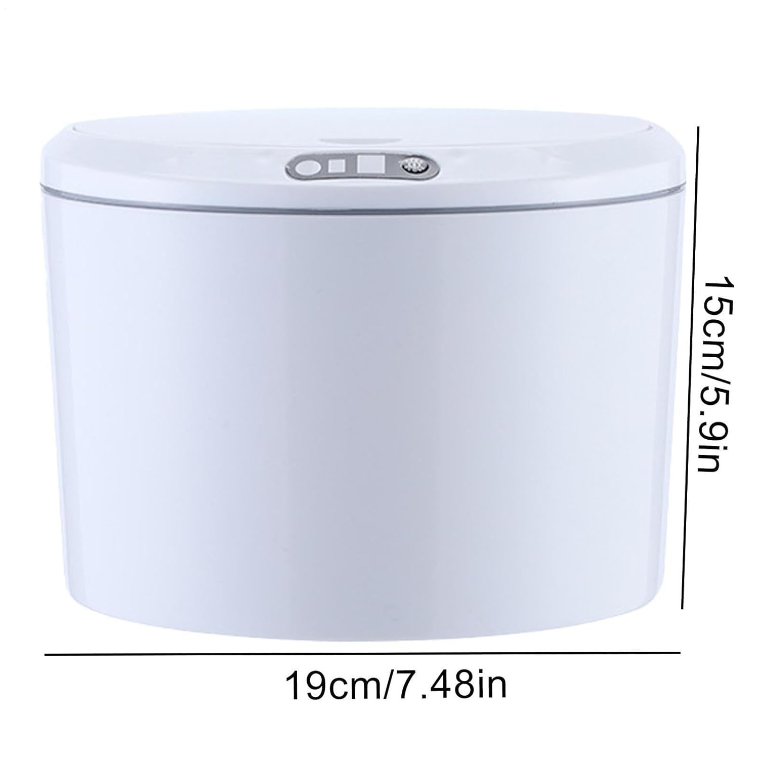 3L Automatic Touchless USB Trash Can Motion Sensor Desk Bin