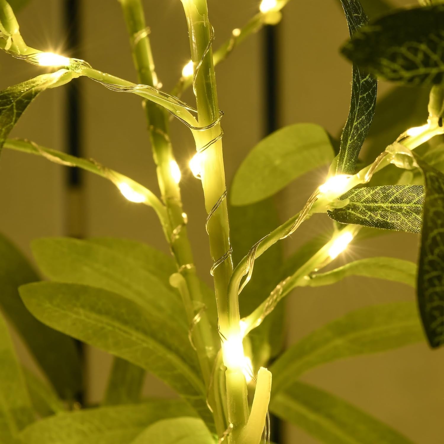 180cm Olive Tree Light with 300 LED Warm White Lights Artificial Indoor Decor