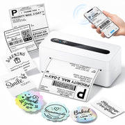 4x6 Bluetooth Shipping Label Printer Thermal USB White