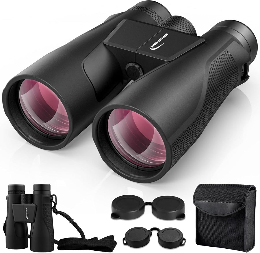 15x56 High Power HD Binoculars Large View Low-Light Vision for Bird Watching Tra