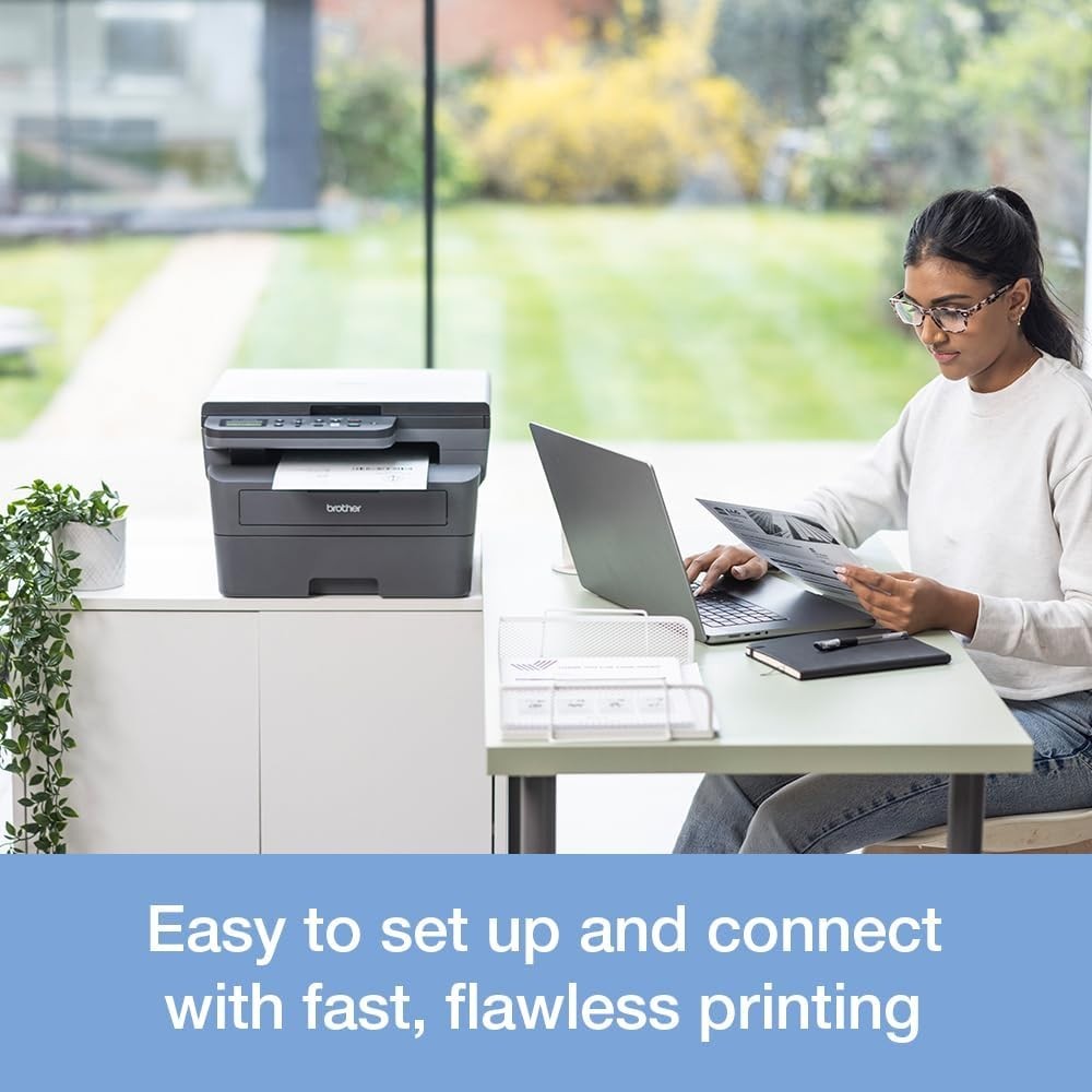 A4 Mono Laser 3-in-1 Printer Dark Grey | Auto 2-Sided | All-in-Box Bundle