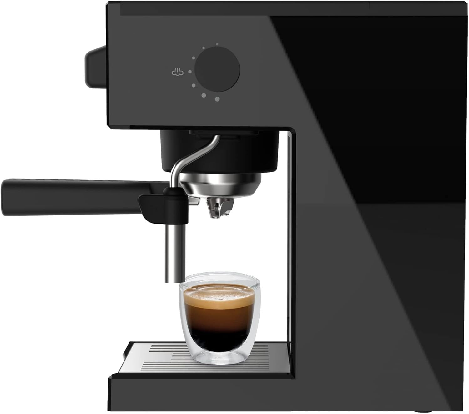 Compact Espresso Coffee Maker 1.4L | Fast Heat-Up | Milk Frother | 20 Bar Pump