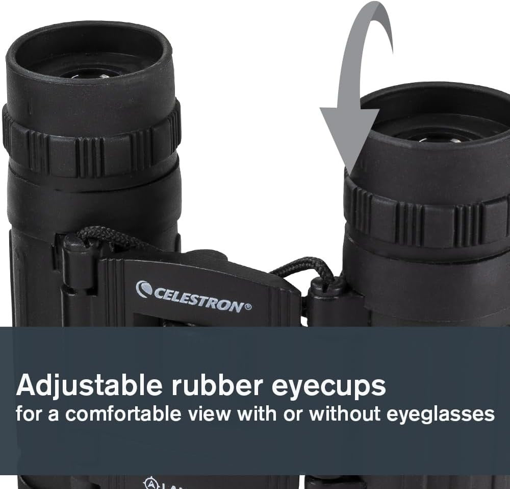 10x25 Compact Binoculars Waterproof K9 Optics Wide View Travel Birdwatching