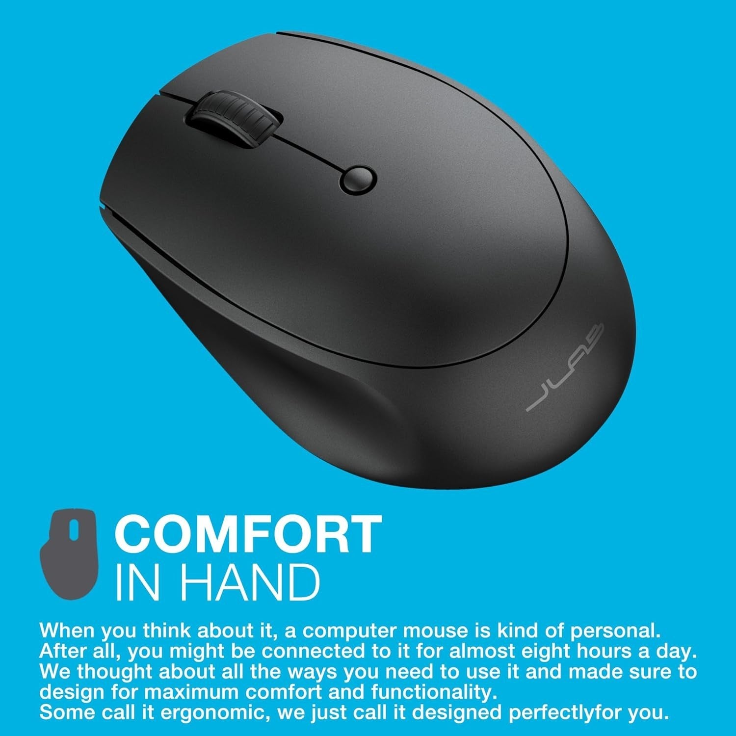 Wireless Bluetooth Mouse Tri-Mode Silent Ergonomic USB Dongle