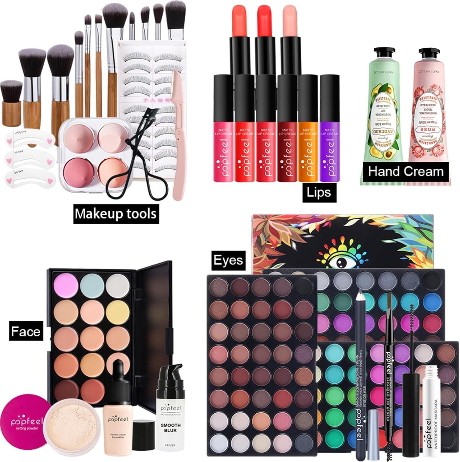 42pc Makeup Kit for Women & Teens Full Starter Set