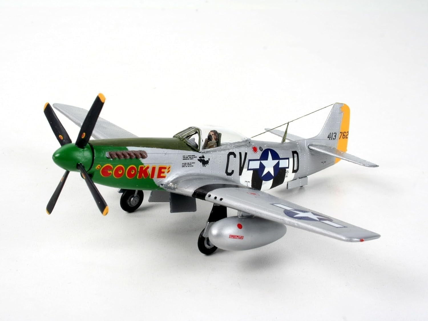 WW2 Fighter Plane Model Kit 1:72 Scale | Unpainted DIY Plastic Set