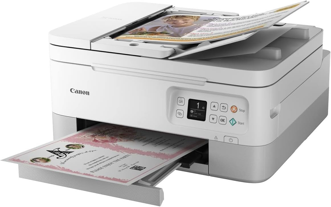 3-in-1 A4 Printer |TS7451a| Wi-Fi, Duplex, ADF, Scan & Copy, White