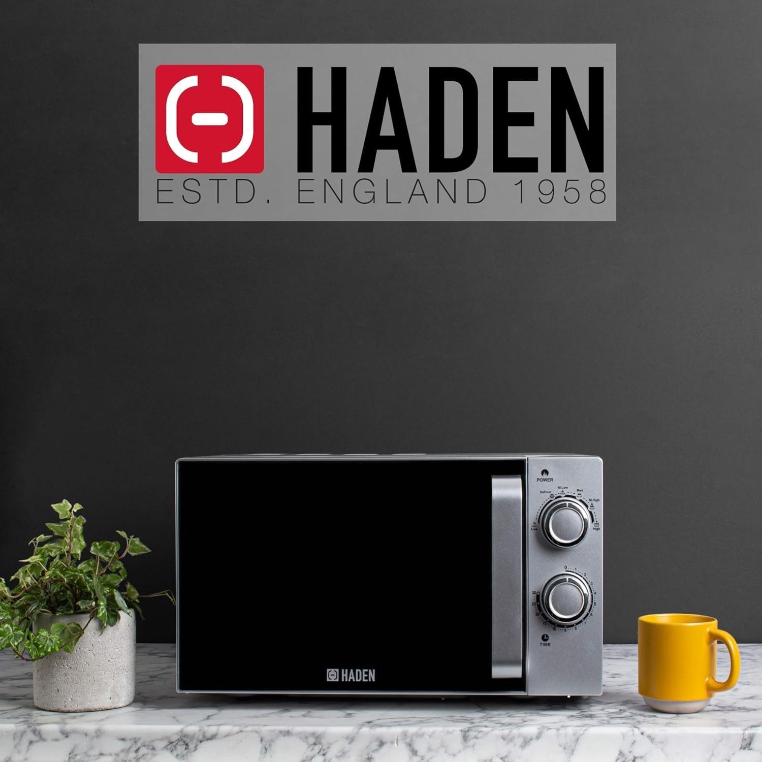 Haden 20L Microwave Oven 700W 6 Power Levels 30-Min Timer Family Friendly