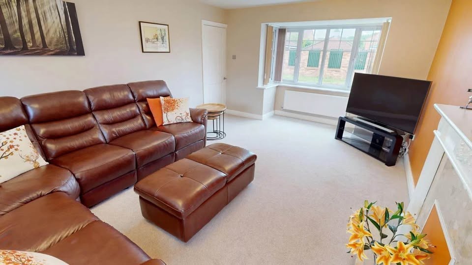 Chocolate Brown Modular Leather Corner Sofa (PTP)