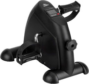 Mini Exercise Bike Pedal Exerciser w/ LCD Display, Adjustable Resistance Compact
