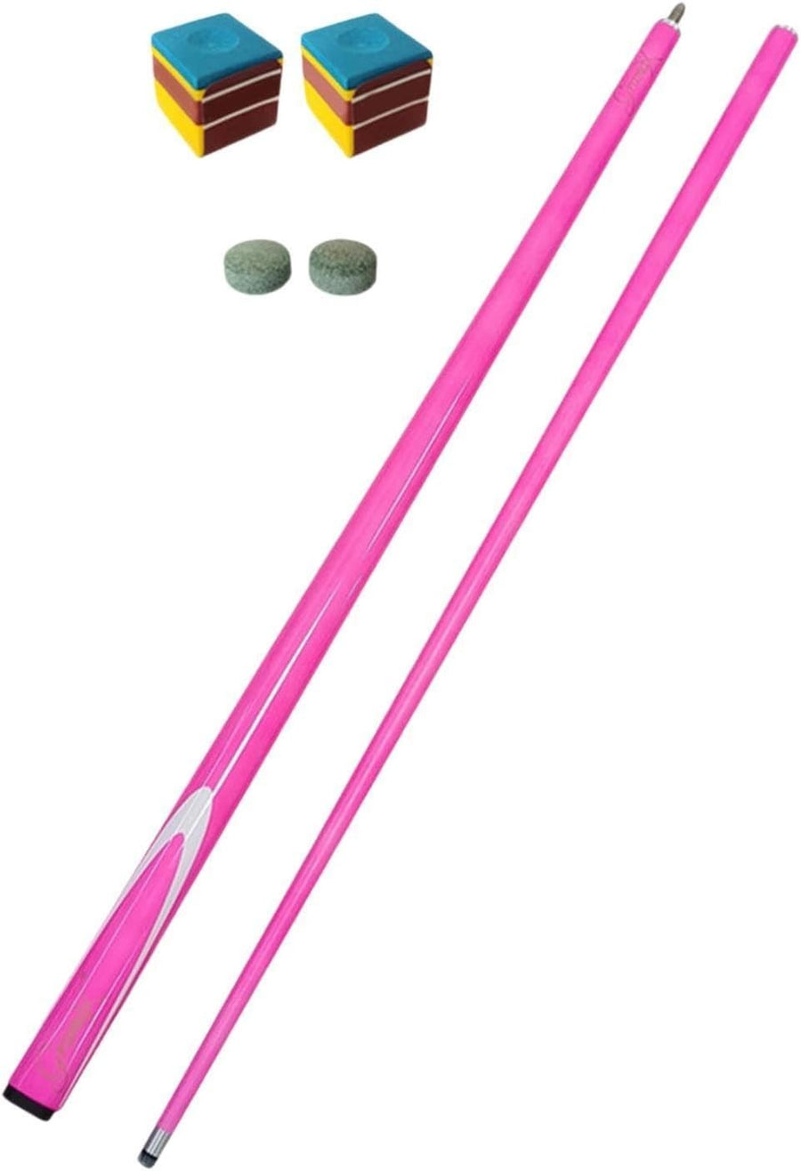 57in Carbon Fiber Pool Cue 9.5mm Tip 1/2 Split Snooker Stick