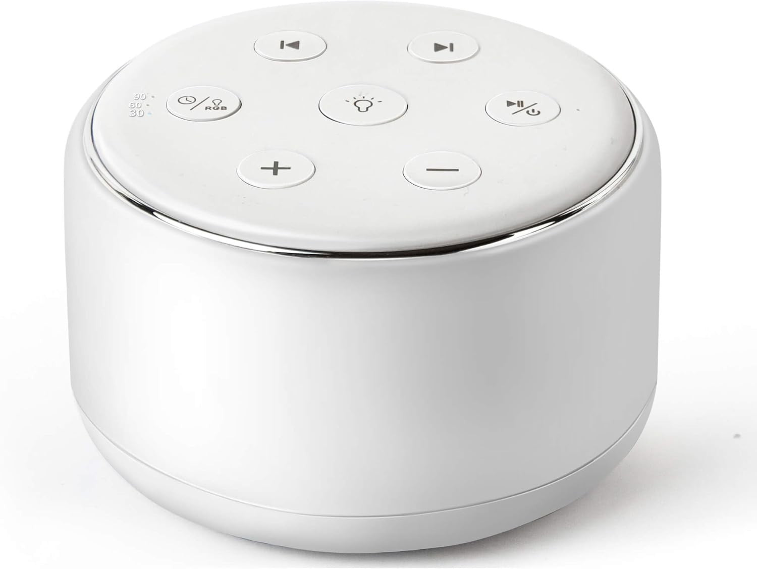 Portable Baby White Noise Machine with Night Light, 34 Soothing Sounds
