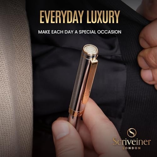 EDC Silver Gold Rollerball Pen Medium Pocket Pen Luxury Model