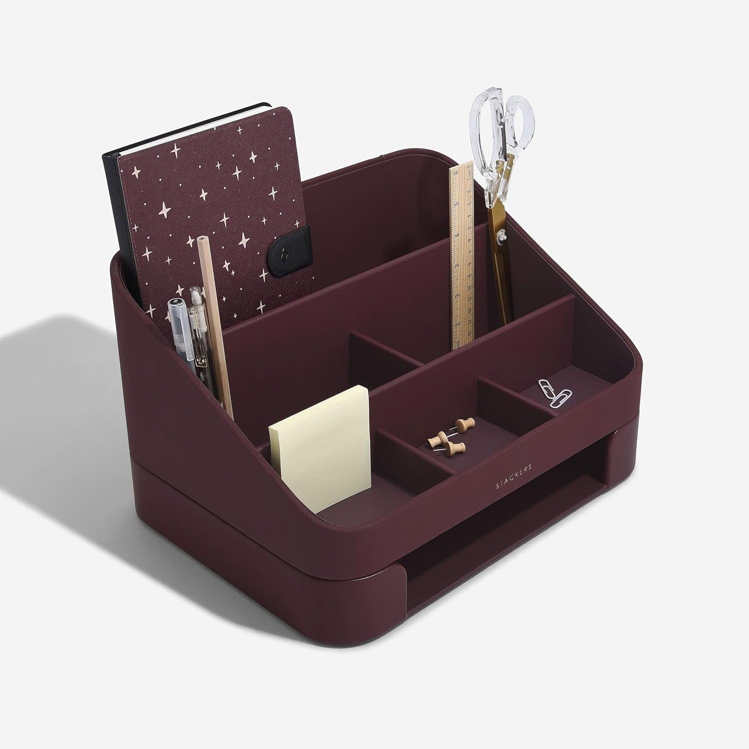 Luxury Desk Organizer & Letter Tray – Compact Home Office Storage, Multi-Tier