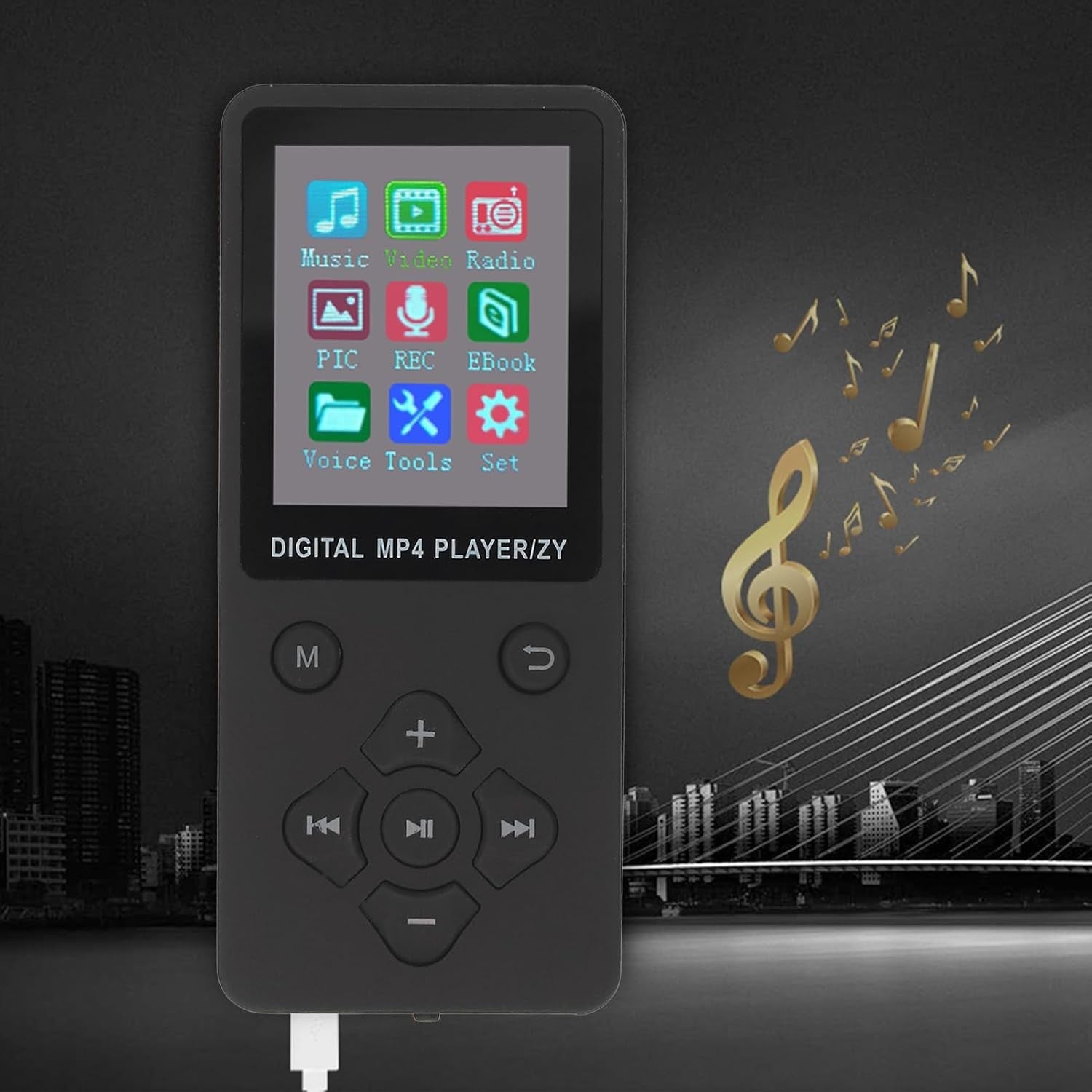 Bluetooth 5.0 MP3 MP4 Player 1.8" HiFi 128GB Sport