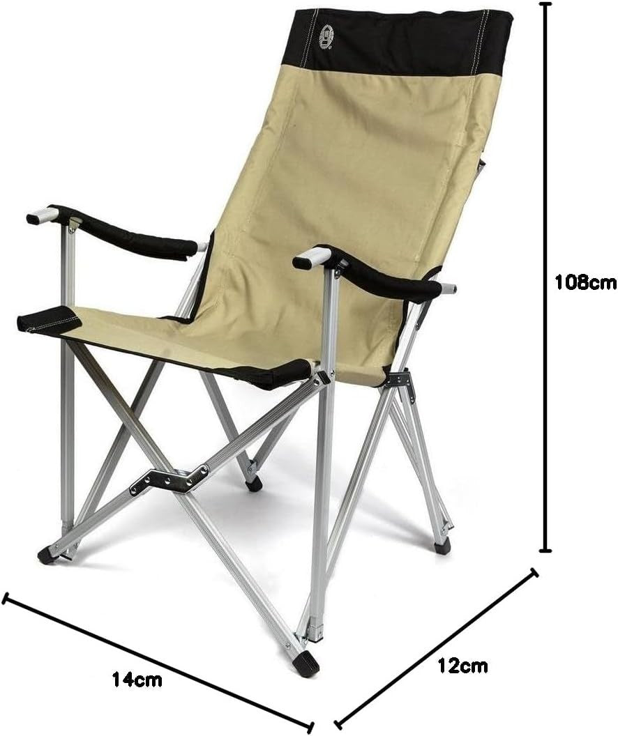 Outdoor Folding Camping Chair High Back Portable Lightweight with Carry Bag