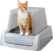 Self Cleaning Cat Litter Box Covered Automatic Odor Control Health Monitor