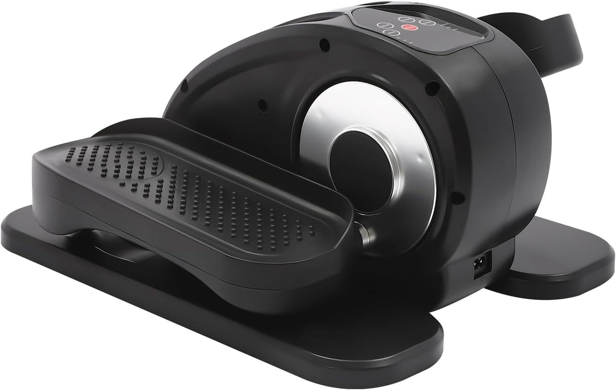 Under Desk Elliptical Machine Quiet Seated Pedal Exerciser Remote Control