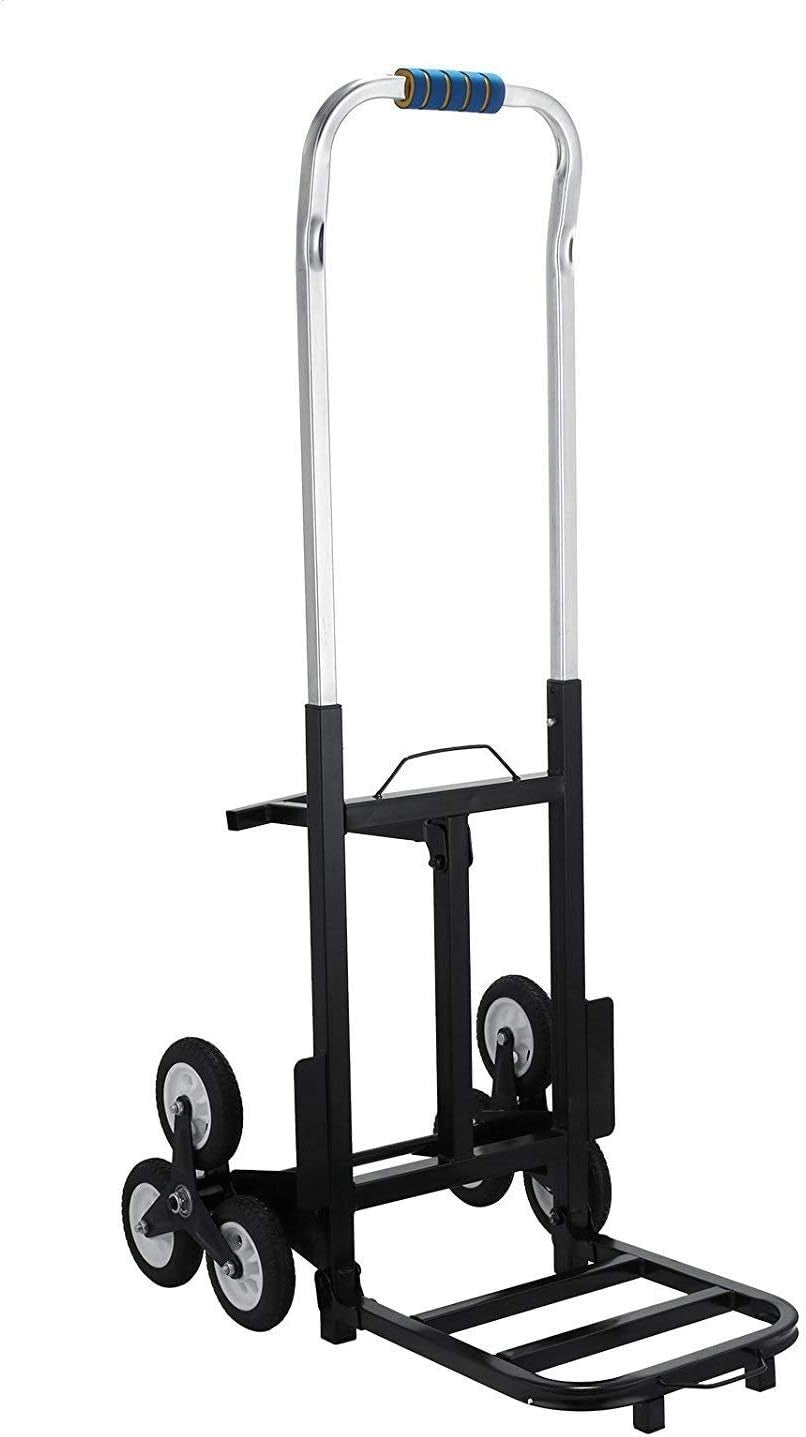 Heavy Duty Stair Climbing Sack Truck 125kg Folding Hand Truck Wheels