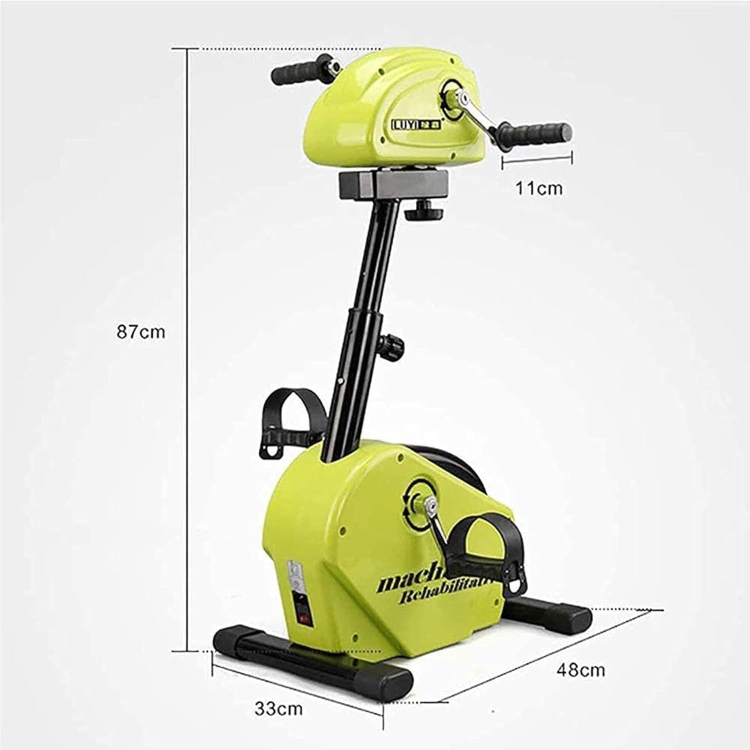 Electric Pedal Exerciser Mini Recumbent Arm Leg Rehab Bike Adjustable Seniors