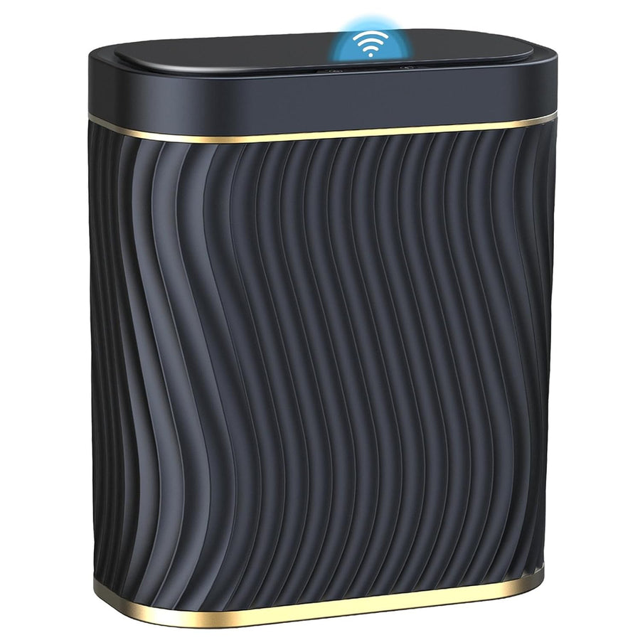 2.6 Gallon Touchless Bathroom Trash Can Slim Waterproof Bin Lid