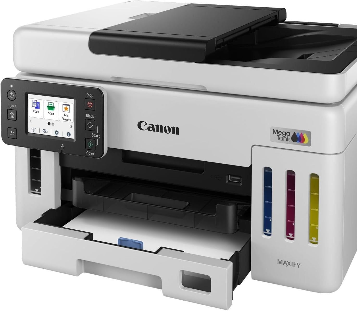 Compact MegaTank All-In-One Colour Printer Copier Scanner Wit | Wi-Fi