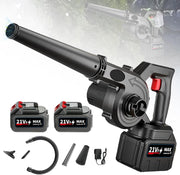 21V Cordless Leaf Blower Vacuum Dual Battery Lightweight Garden Cleaner