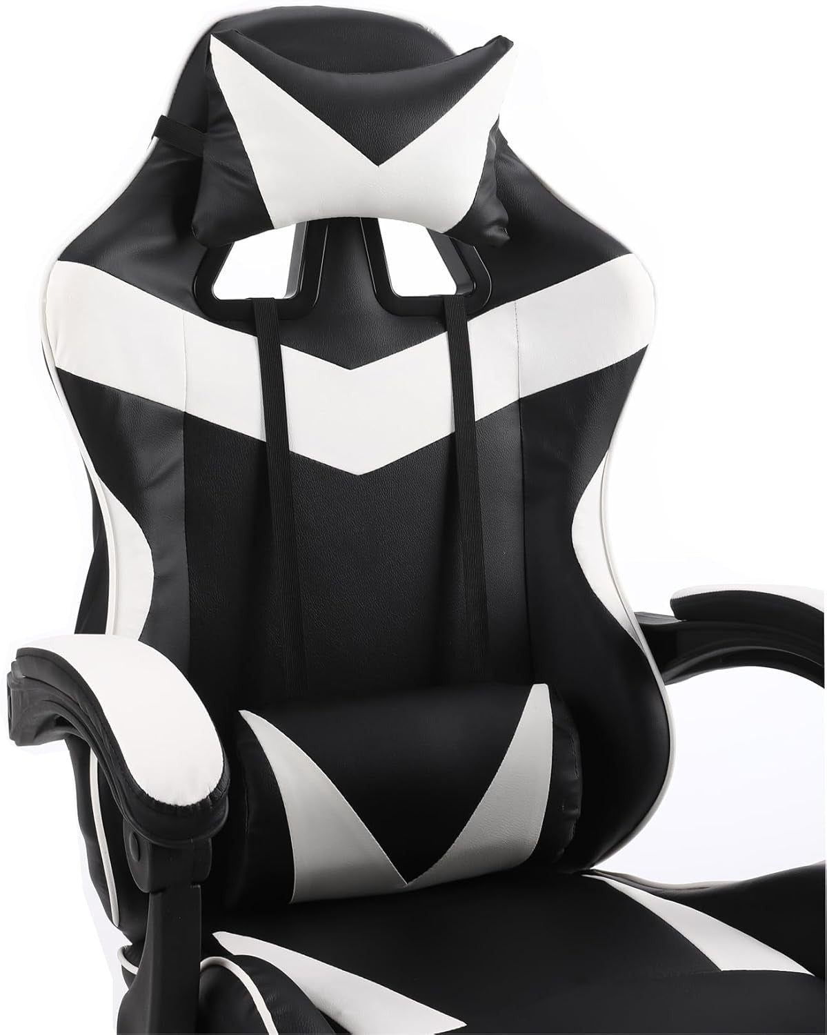 Ergonomic Gaming Chair Office Desk Chair 360° Swivel Faux Leather