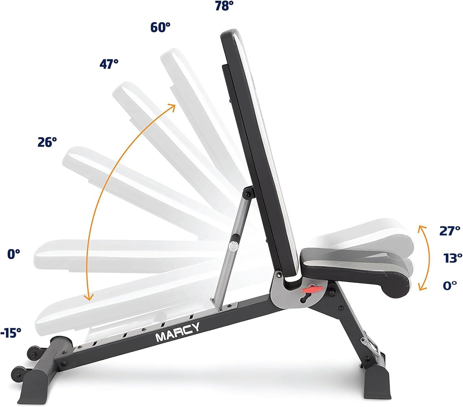 Foldable Adjustable Utility Weight Bench Incline Decline Home Gym