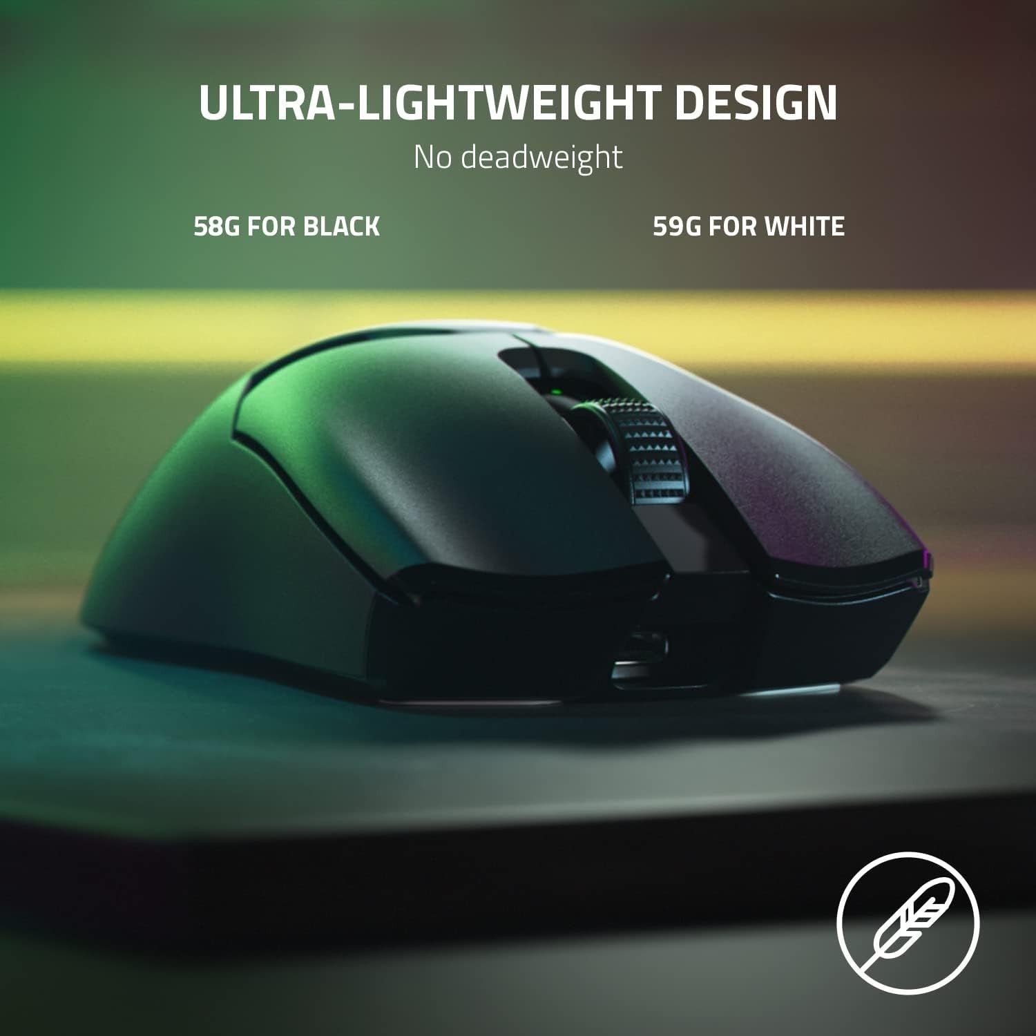 Ultra Light Wireless Gaming Mouse 30K DPI Pro Sensor Esports Performance