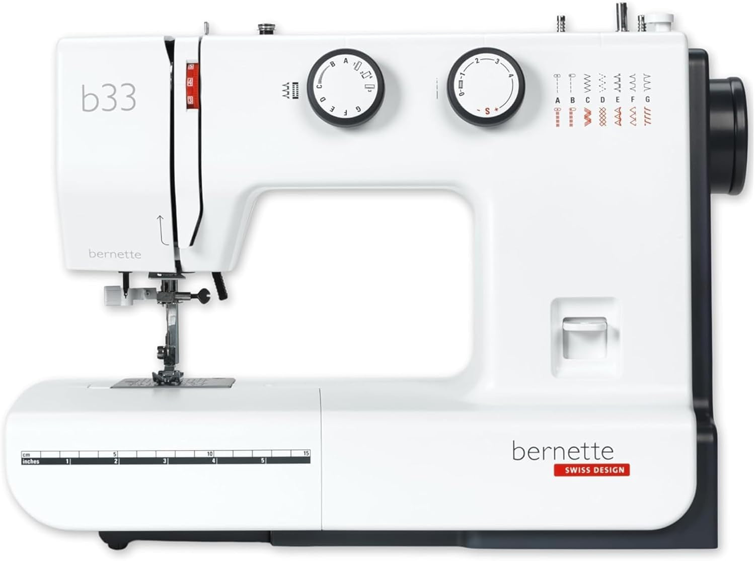 Sewing Machine 15 Stitch Patterns 5mm Width 4 Step Buttonhole