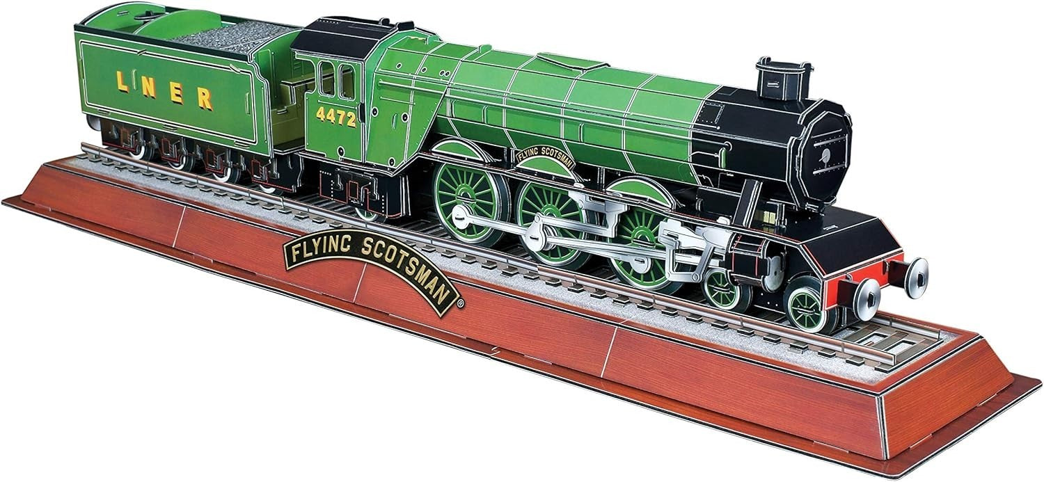3D Train Puzzle Model Kit – No Glue Build, Perfect for Kids & Hobbyists